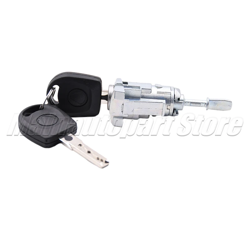 For Volkswagen Golf IV Bora Fox Polo Left And Right Front Door Lock Barrel With 2 Keys 1U0837168 1U0837167