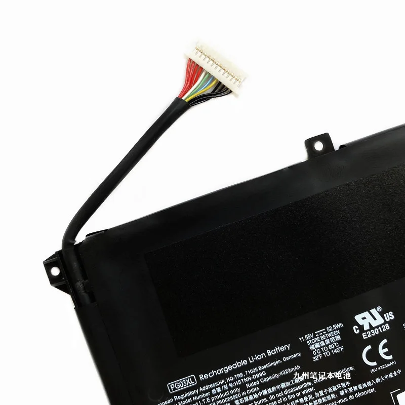 11,55 V Оригинальный аккумулятор для ноутбука PG03XL для HP Pavilion15-DK 15-dk0125TX 831758-005 831532-422 HSTNN-DB9G