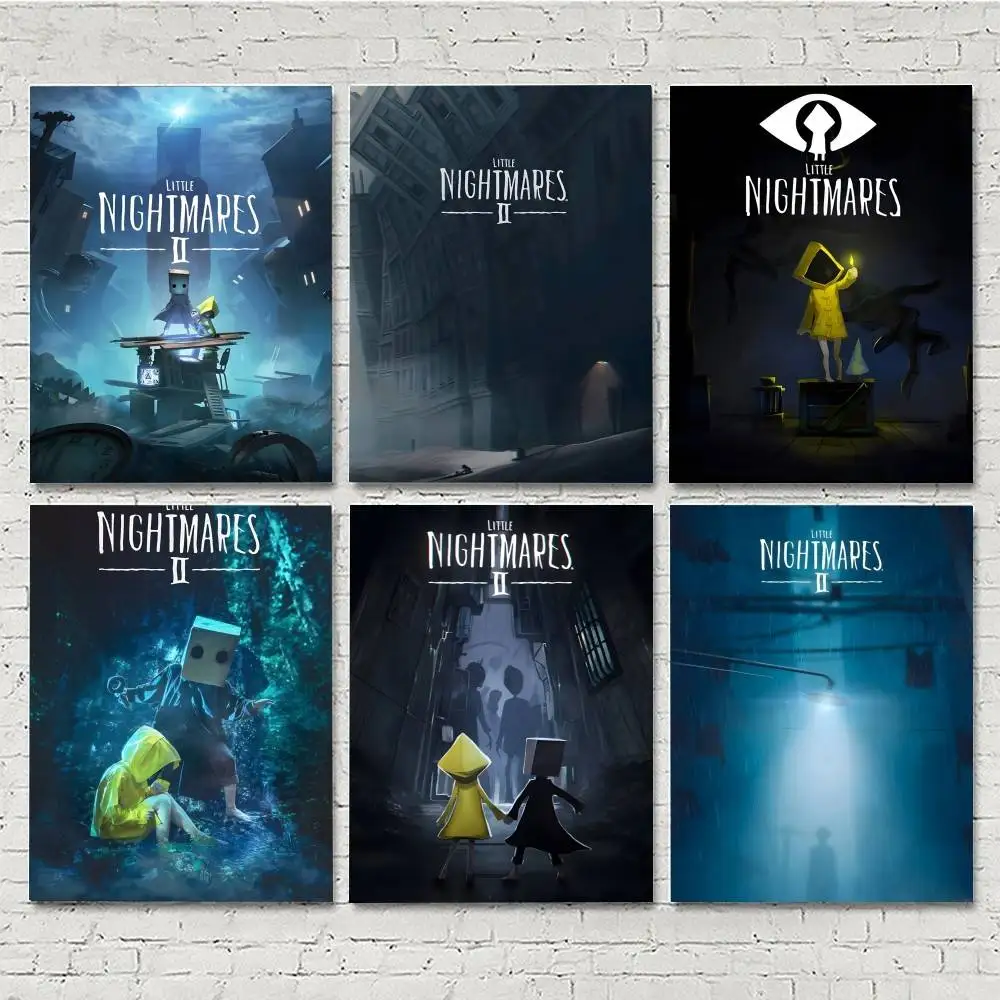 1 Stück Cartoon Game Little N-Nightmares Poster HD-Druck Vintage Wandkunst Dekor für Zuhause und Arbeitszimmer