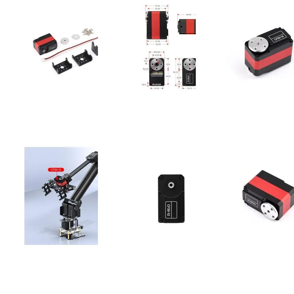 

652f Эффективное 35 кг.cm Torque Servo с технологией быстрого реагирования для повышения эффективности работы алюминиевого