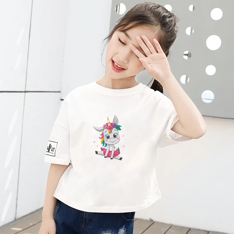 Flower Bird Applique Cartoon Iron-On Transfers For Clothing Stickers Beautiful Girl Thermal Heat Transfer For Kids Clothes Print