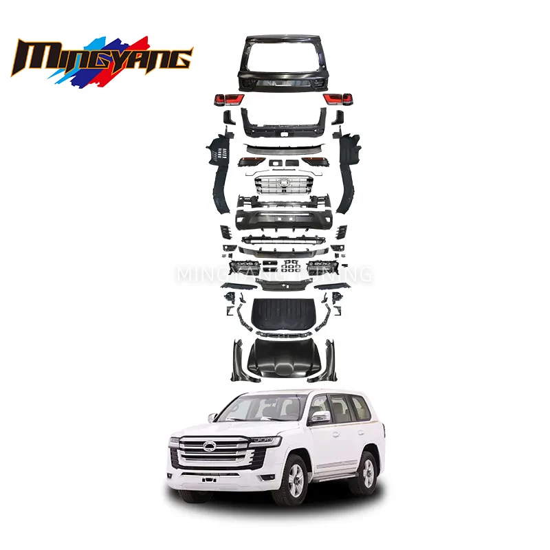 

Modification Mingyang Tuning Car Bumpers Facelift Lc200 Bodykit to Lc300 for Land Cruiser 200 2008-2019 Upgrade LC300 2022 1:1 B