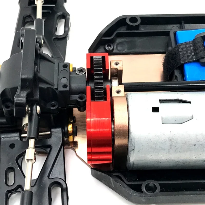 1/12 1/14 cubierta antipolvo mejorada para WL144001 124018 124019 engranaje de reducción cubierta superior e inferior de Metal