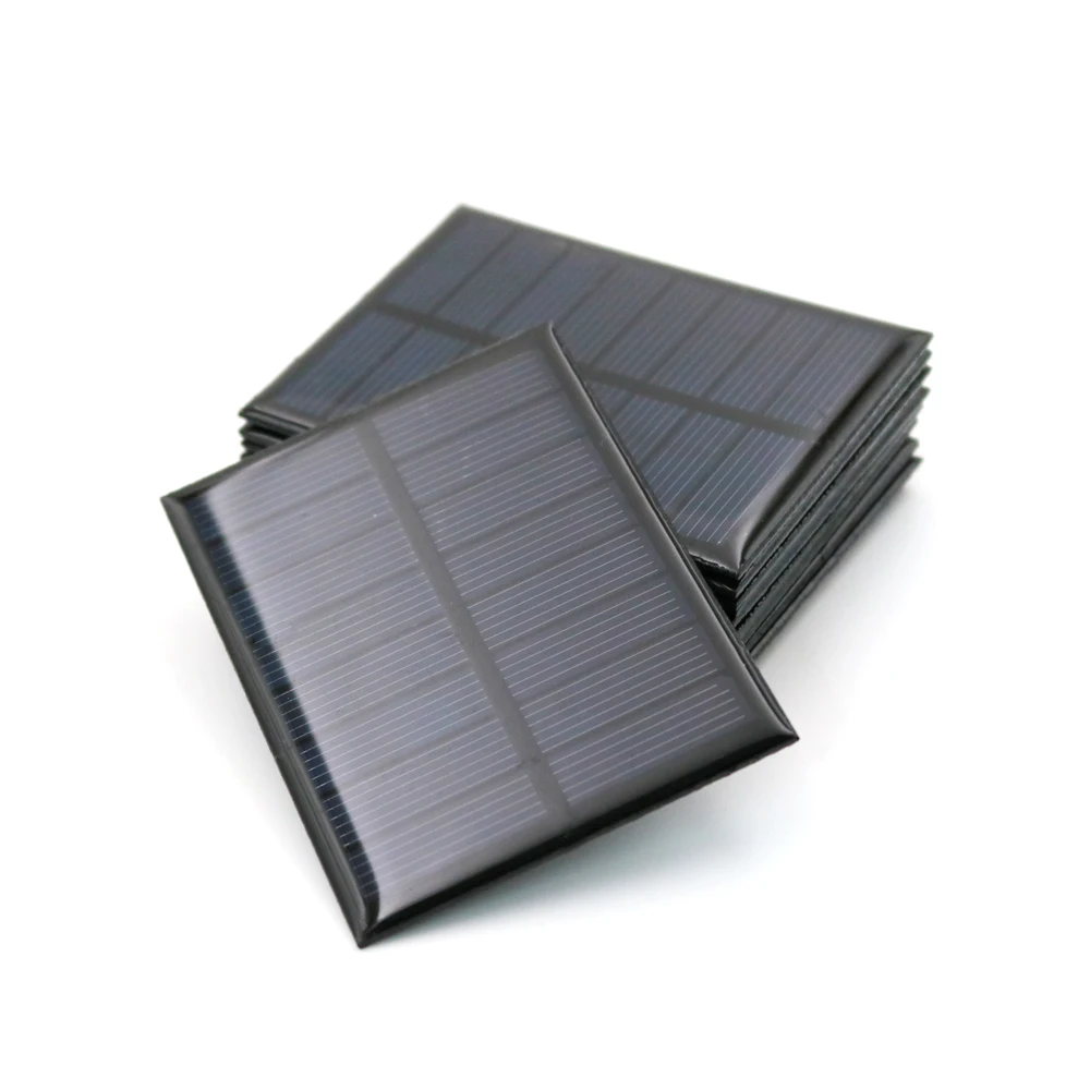 10 sztuk DIY Panel słoneczny 100 120 150 250 300 350 435 500 mA Panel słoneczny 1V 1.5V 2V Mini bateria słoneczna ładowarka do telefonu komórkowego