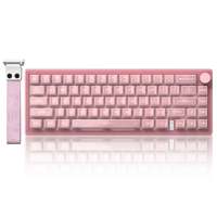 Womier VK66 Pro Wired Mechanical Keyboard VIA Support Gasket Mount RGB Hot Swappable Keyboard with Knob