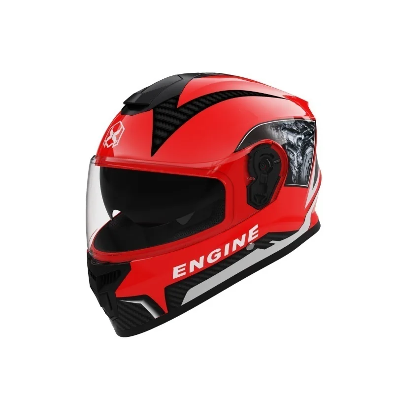 Double Visor  Sports helmet Motorcycle Helmet  axk 902 Motocross helmet Winter Warm with   Full Face  Motorbike