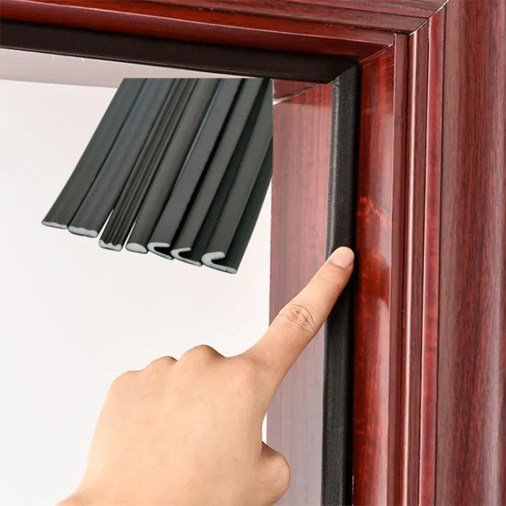 5M Self-Adhesive Anti-Collision Door Seal Gap Filler Weather Stripping Door Window Sealing Strip Draught Excluder