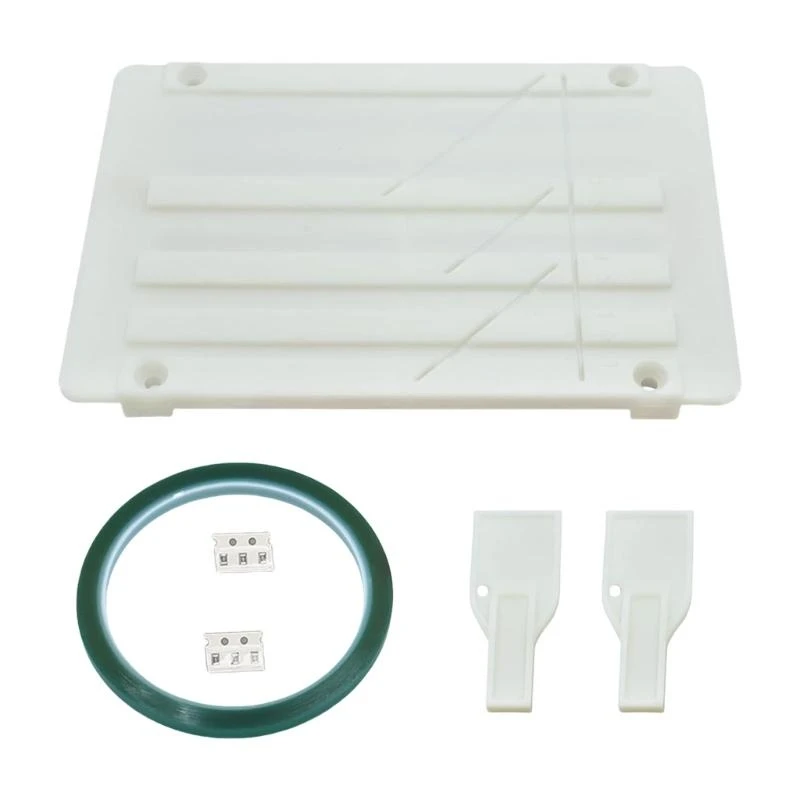 1/4 10inch Tape Splicing Set, Open Reel Tape Splicing Block for 1/2 & 1/4 Open Reel Sound Splicing Splicing Tape