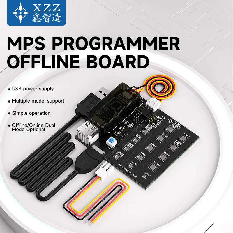 XZZ MPS Programmer for Macbook Lenovo Intel MPS Burner Programmer No-disassembly Chip Read and Write Testing Process Tools