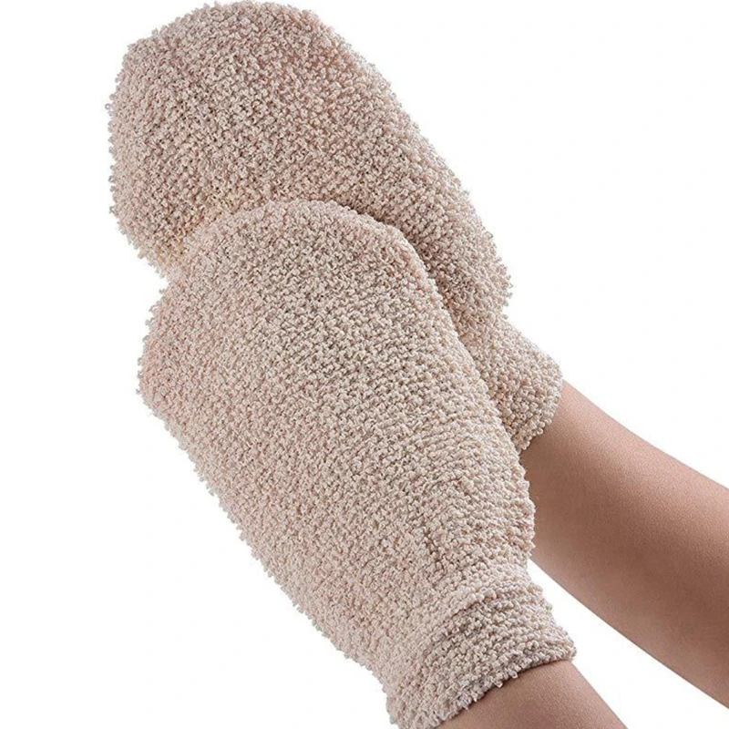 Bath Gloves Household Shower Towel Scrub Body Wash Home Supply Elastic Wipe Back Bathing Cleaning Gloves for Adults