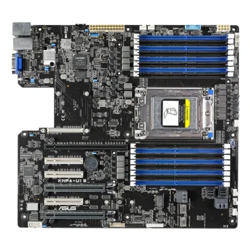 ASUS KNPA-U16 Server SP3 Motherboard AMD EPYC 7000 7601 7551 DDR4 16 DIMM EEB M.2 NVMe 6x PCIe IPMI Data Center Workstation