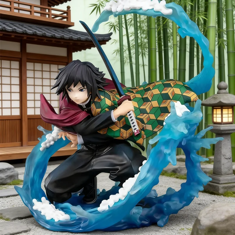 17 cm Premium Boxed Tomioka Giyuu Action Figure Water Ademhaling Stijl Vorm Nul Authentieke Collectible Grade Desktop Ornament Gift