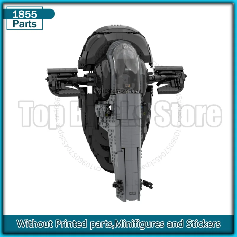 

Space Movie MOC Building Blocks Slave I Model Starfighter Technology Bricks Set DIY Assembly Creative Display Puzzle Toys Gifts