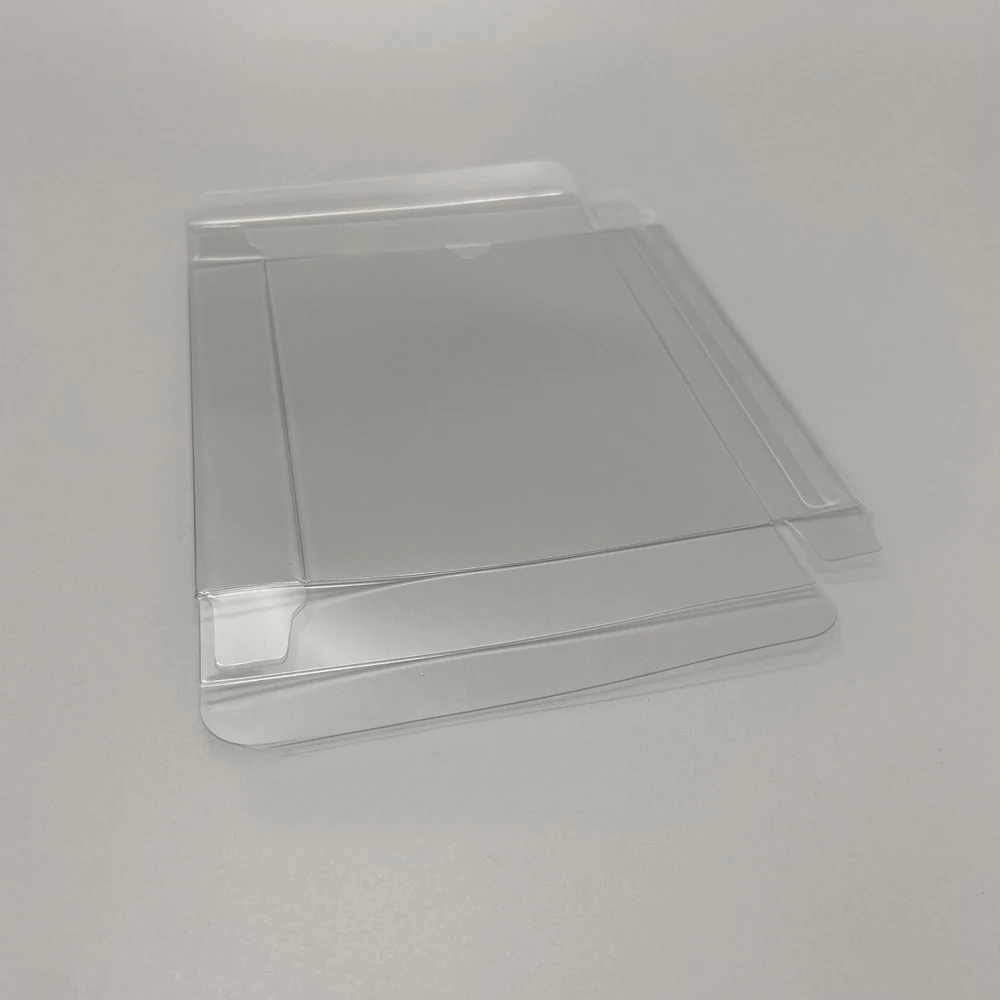 Clear Display Case para jogos de vídeo NINTENDO DS, protetor transparente, caixa de coleta, apenas, PET, 5 caixas
