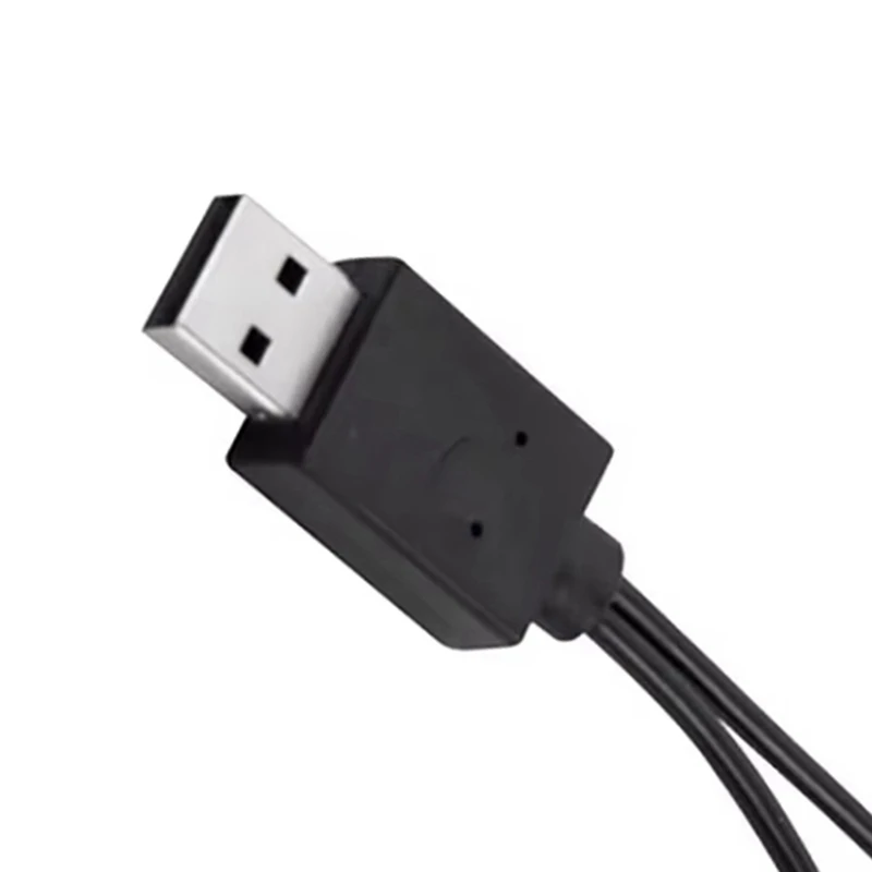 รถกล่องเอาต์พุตวิดีโอพอร์ต USB ถึง CVBS อะแดปเตอร์แบบพกพา RCA Video Output Cable สําหรับ Android เครื่องเล่นมัลติมีเดีย