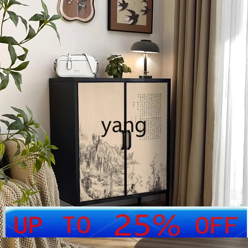 

LH Home Entrance Cabinet Integrated Song Dynasty Aesthetics Thousand Miles of Rivers and Mountains