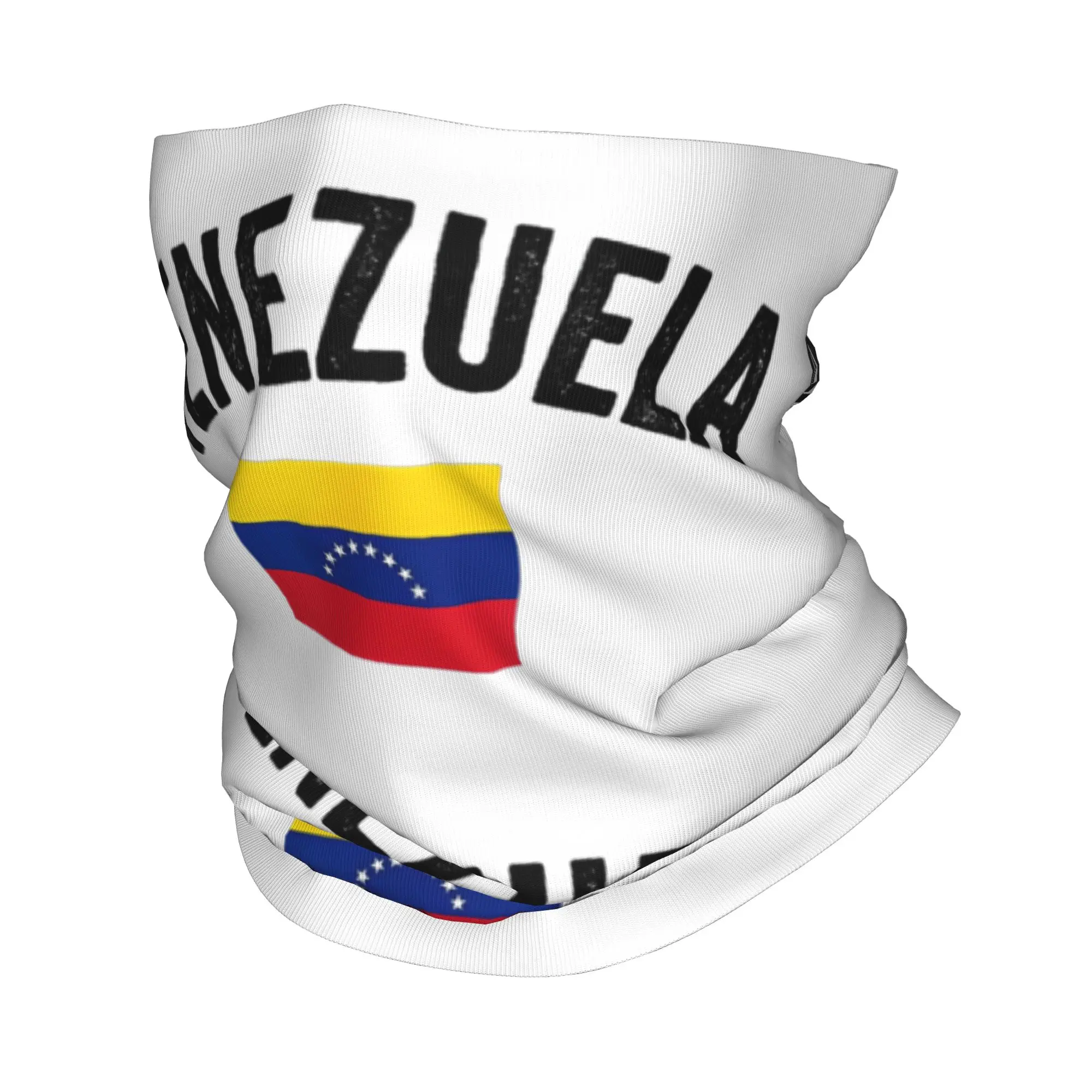 Venezuela for Venezuelan with Venezuelan Flag Day Bandana Neck Gaiter Printed  Balaclavas Wrap Scarf Headwear for Men Women
