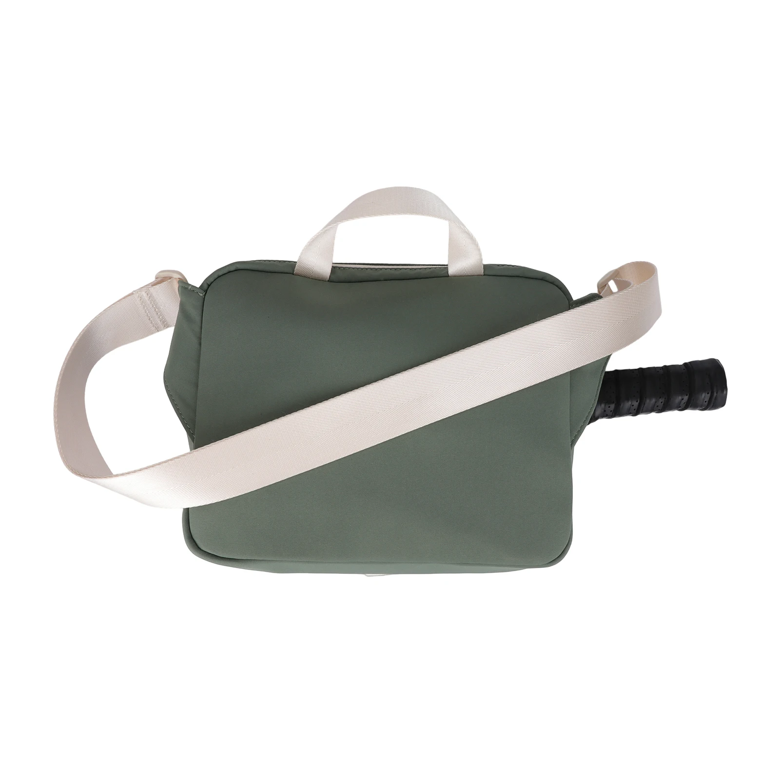 Tourbon Pickleball Shoulder Bag Sports Crossbody Bag Nylon Light Weight with Adjustable Strap Green Outdoors view 4