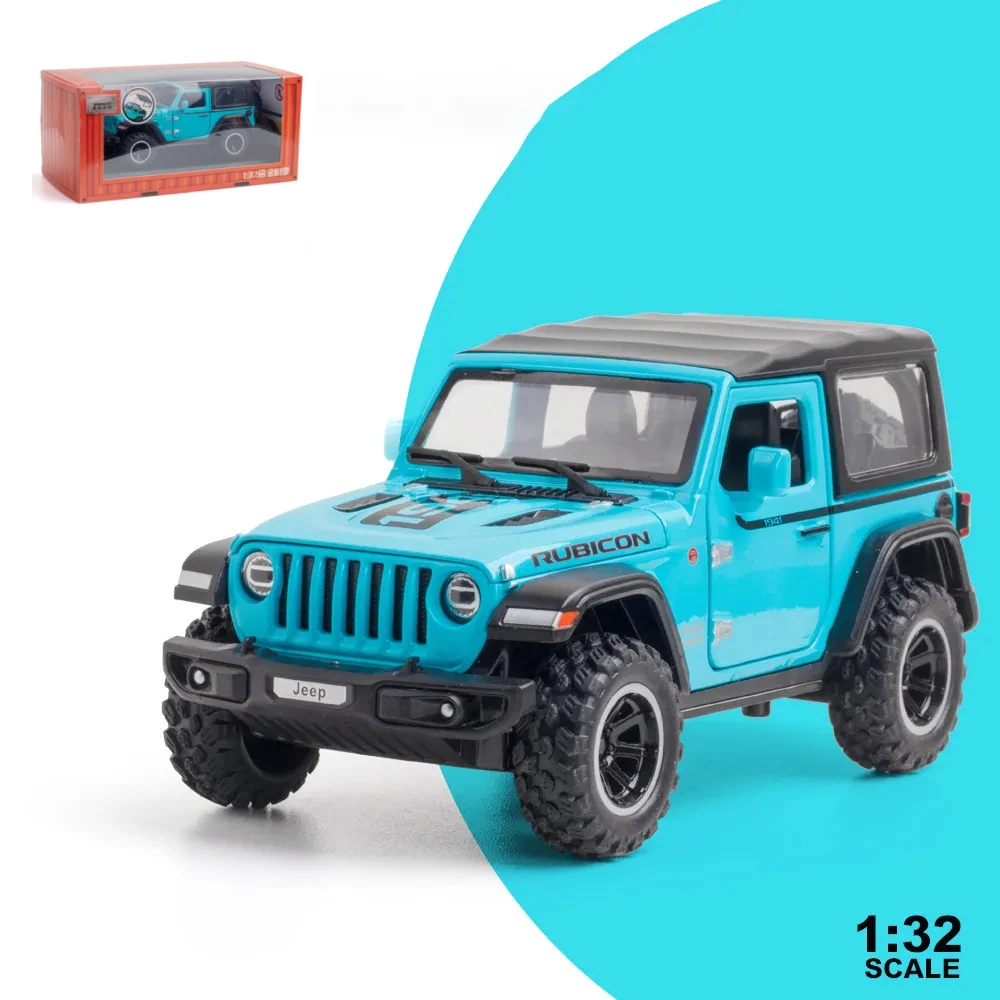 1:32 Jeeps Off-Road Alloy Model Car Toy Diecasts Metal Casting Sound and Light Car Toys For Children Vehicle B142