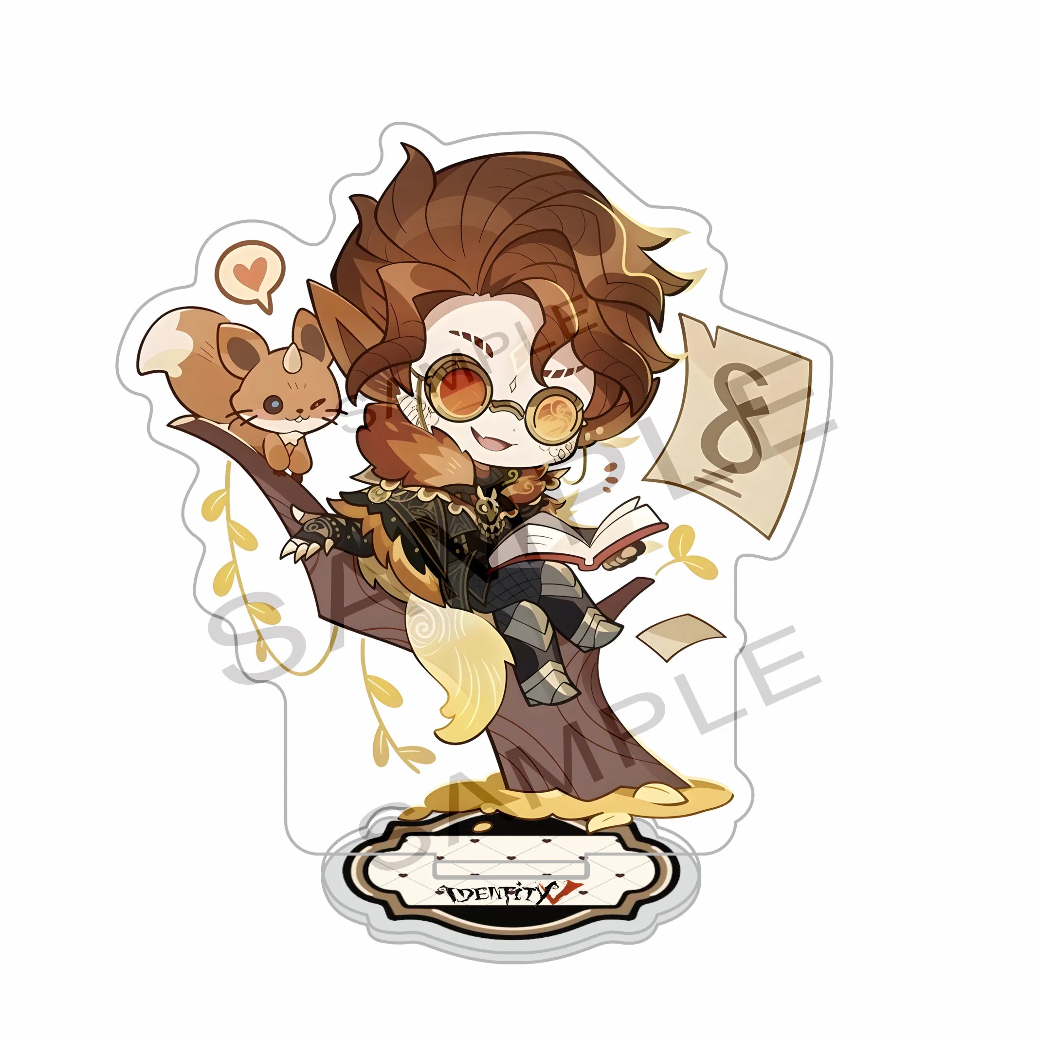 Hot Game Identity V 8th Anniversary Traces Collection Acrylic Stand keychains Prisoner Composer Novelist Desk Ornaments 10cm view 6