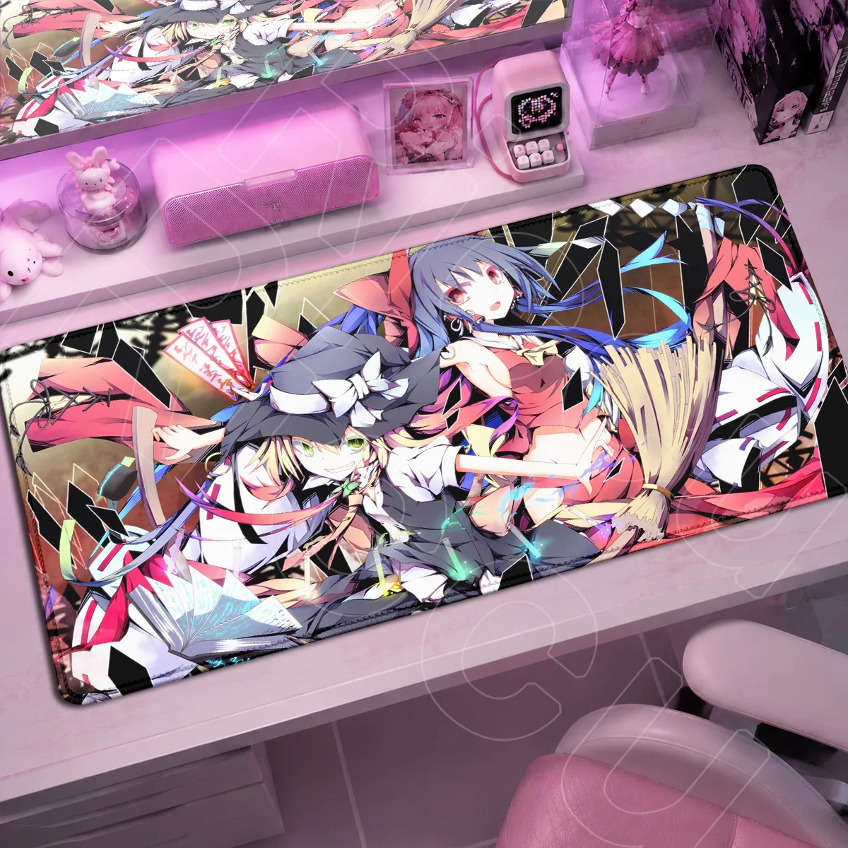 Hakurei Reimu Touhou Project Anime Gaming Mouse Pad 900x400mm PC Rubber Accessories Large Computer Tabletop Office Keyboard Mats