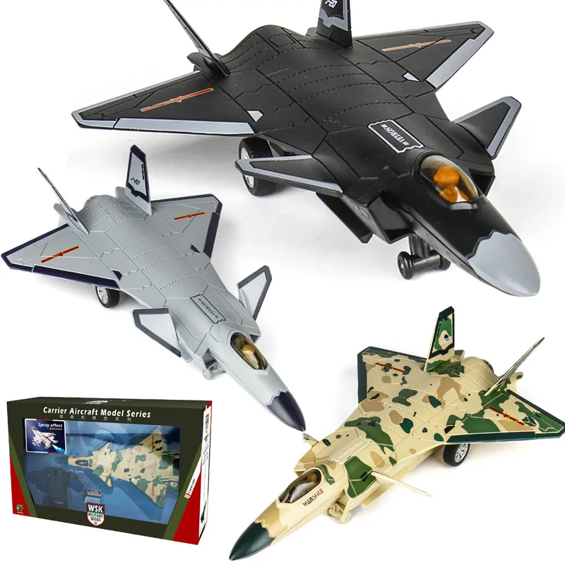 

Quality 1: 72 alloy J20 fighter model,simulated sound and light,military aircraft toys,classic collection ornaments,wholesale