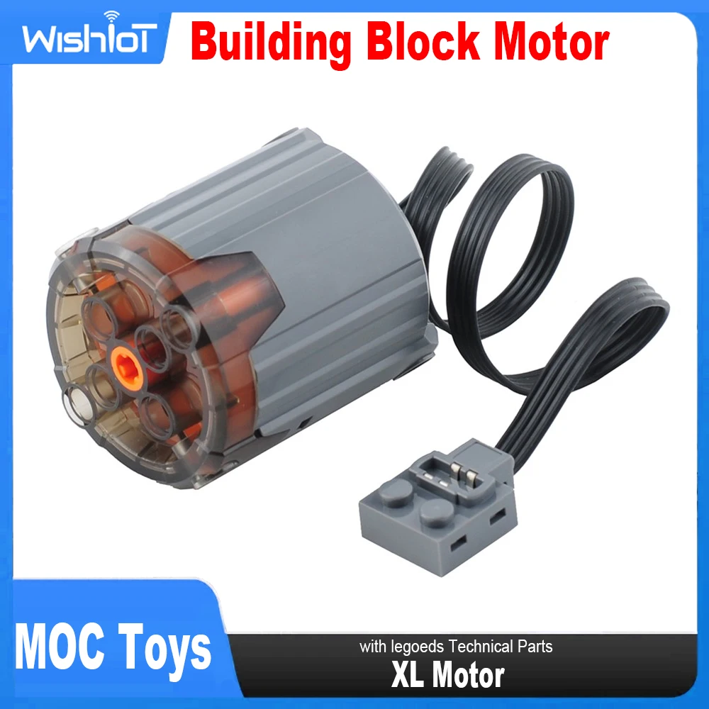 Bloques de construcción de Motor 88003 XL, piezas de función de potencia de alta tecnología MOC, maquinaria tecnológica de 7,4 V, Compatible con Legoeds, coche y camión DIY