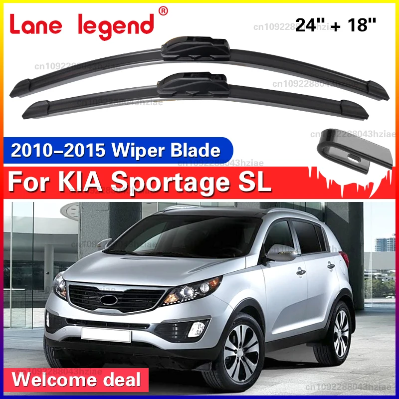 Scheibenwischer vorne, Windschutzscheibe, Windschutzscheibe, Fensterbürsten, 61 cm, 45,7 cm, für KIA Sportage SL 2010–2015, 2011, 2012, 2013, 2014