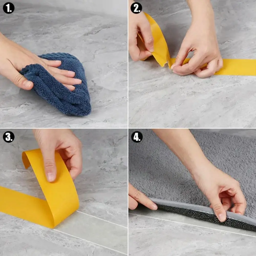 Cinta adhesiva de doble cara de fijación súper fina, malla translúcida resistente, impermeable, sin rastro, potente cinta para alfombras de rejilla