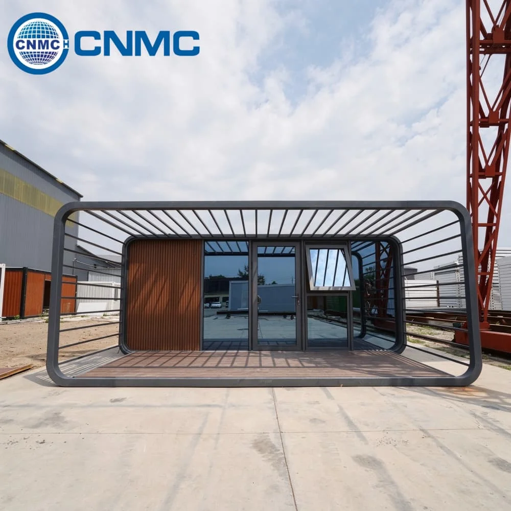 Custom Apple Cabin Modular House Sound Insulated Anti Rust Steel Structure Portable Cabin For Vacation Camping Site