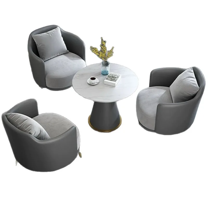 

Modular Chinese living room office set, suitable for apartment lobby reception negotiation table and chair combination hotel