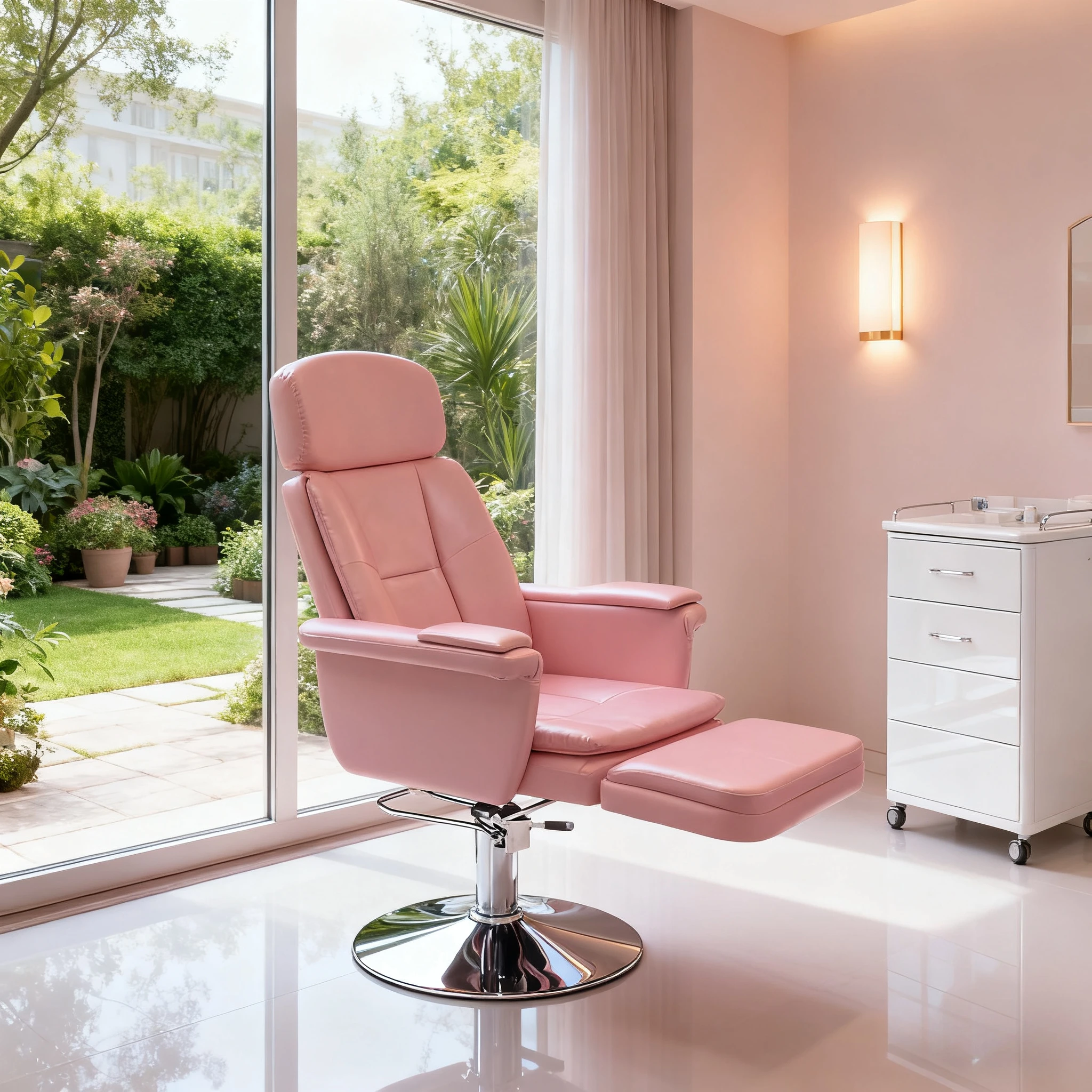 Sillas de masaje de oficina, asedio, peluquero, peluquería, silla de manicura profesional, barbería casera roja, salón hidráulico de belleza para uñas 2025