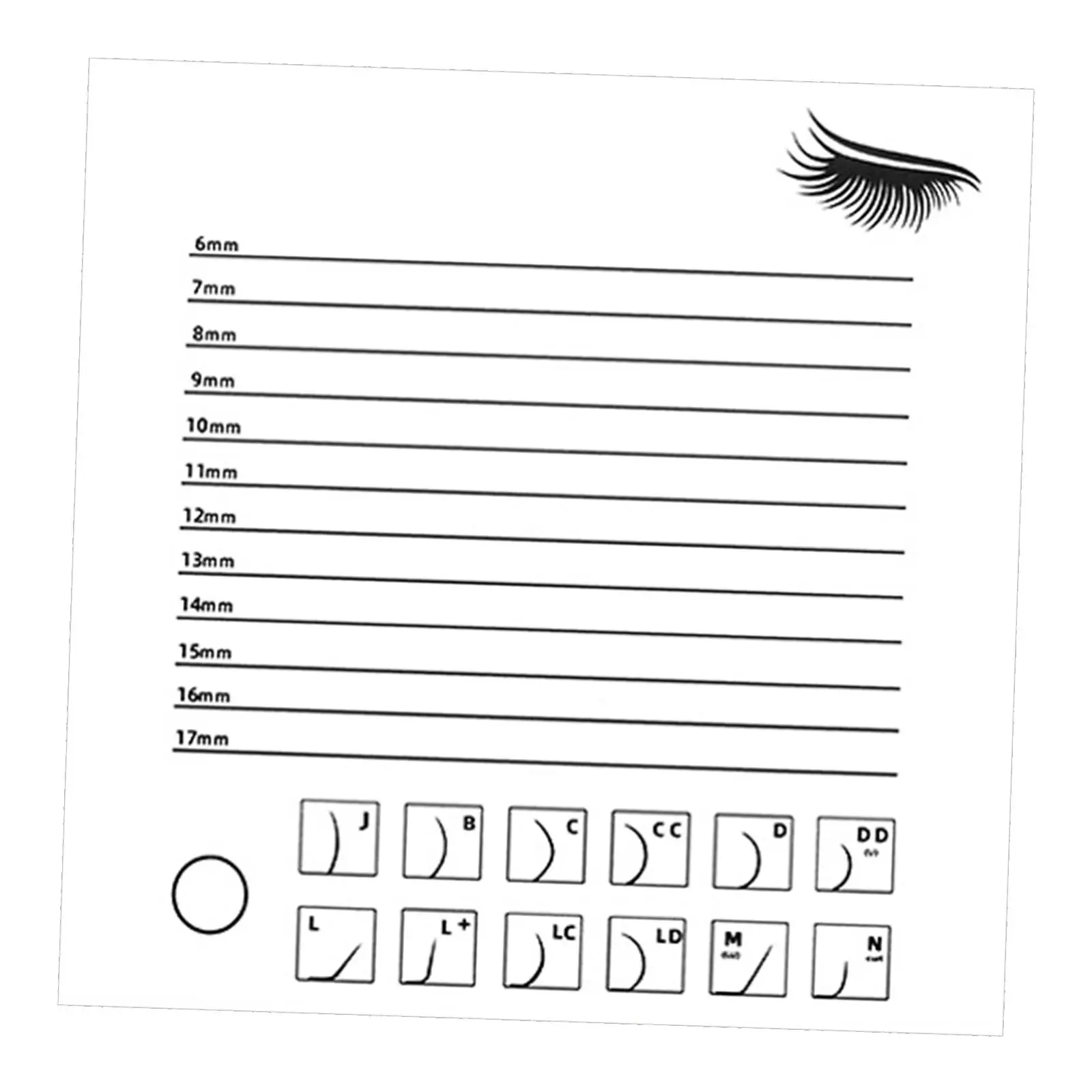 Acrylic False Lashes Glues Pallet Organizer Makeup , Suitable for Storing Eyelash Extensions, Rings, Earrings