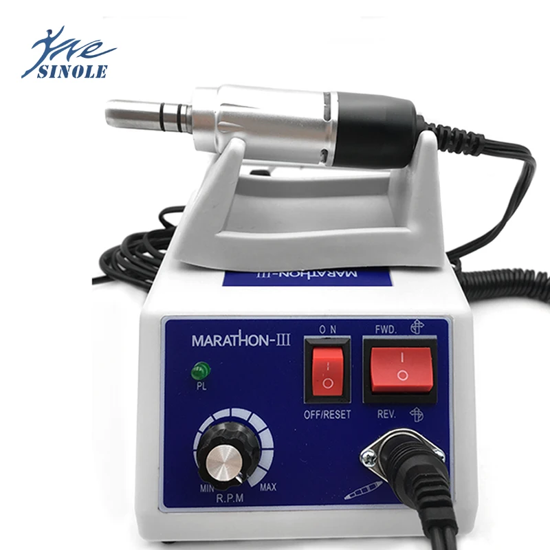 Dental 35000 RPM E Type Polishing Micro Motor Handpiece for Dental Lab Micromotor Polisher N3 New Marathon Polishing Unit