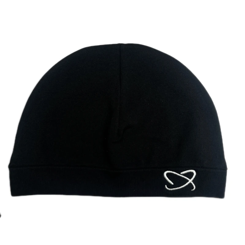 Embroidered Knitted Nylon High Elasticity Hat Outdoor Leisure Sports Cycling Hat Men's and Women's Same Style