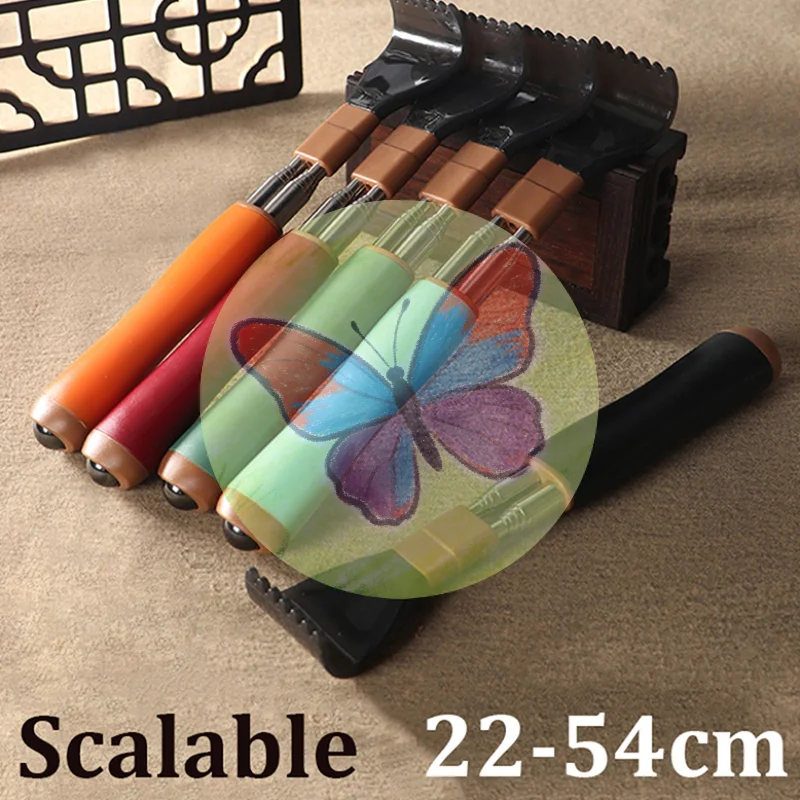 

Выдвижная телескопическая чесалка для спины из нержавеющей стали, портативный массажер для снятия зуда, регулируемая чесалка с двойной ручкой, подарок