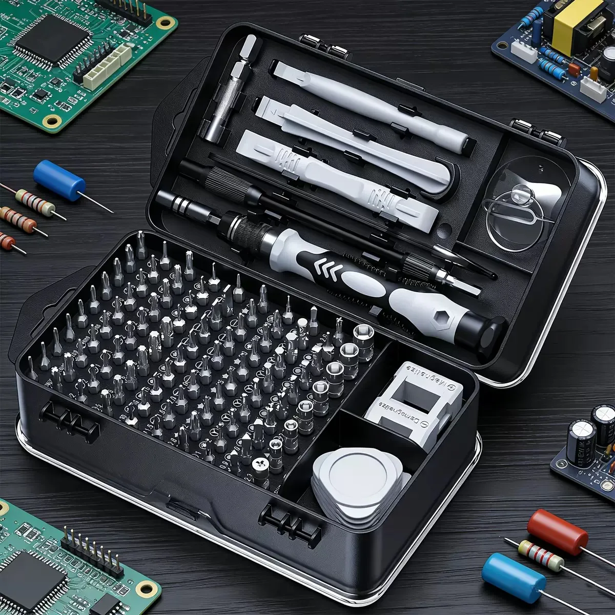 115 in 1 Precision Screwdriver Set Electronic Disassembly Repair Kit For Phone Laptop Watch PC Auto Maintenance