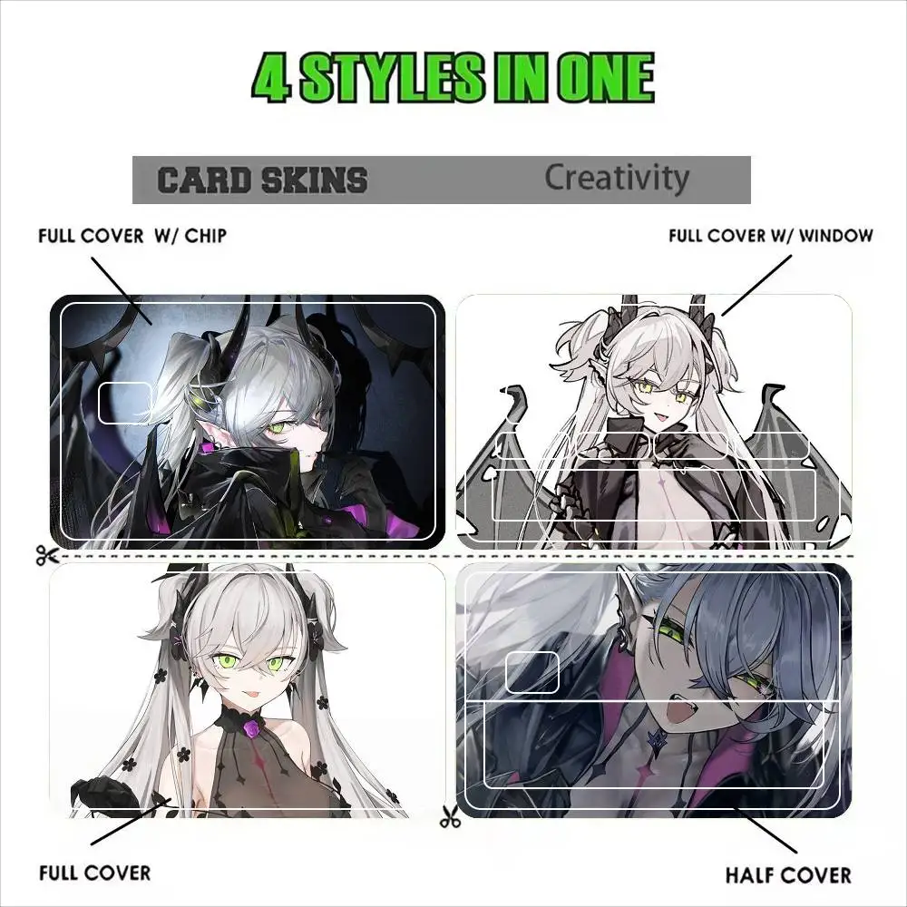 Berserker Lilith Fate Grand Order FGO  Sticker Film Tape Skin for Credit Card Debit Card Waterproof Stickers Cartoon