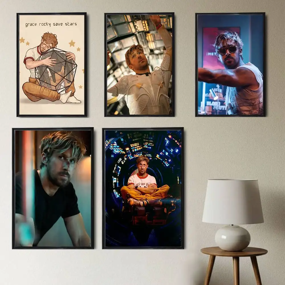 

movie Hail Mary Ryan Gosling Poster HD Art Sticky Wall Waterproof Home Living Room Bedroom Bar Aesthetic Decoration