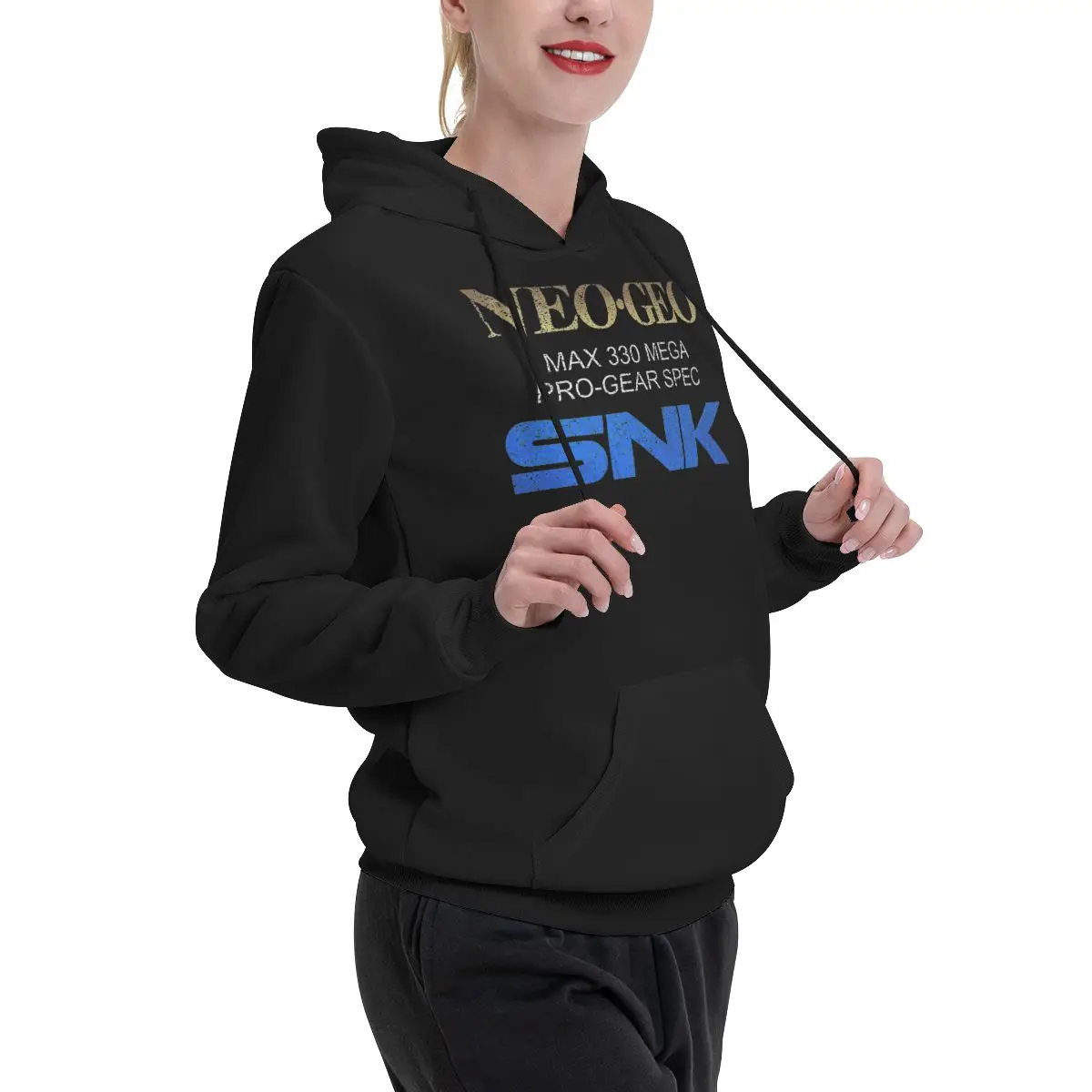 Neo Geo Pro Gear Hoodie Retro Kaus Hoodie Sweter Bulu Tipis Pasangan Lucu Pria 100% Katun Hadiah Kaus Bertudung