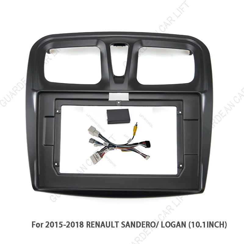 

10.1 Inch Android Car Radio Fascias For 2015-2018 RENAULT LOGAN/ SANDERO Stereo Player 2DIN Head Unit Dash Frame Panel Trim