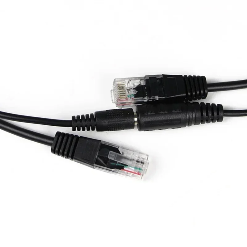 

PoE Adapter RJ45 Injector + Splitter Kit 12V 24V 36V 1pair/5pairs Passive Power cable Ethernet POE Adapter cable Connectors