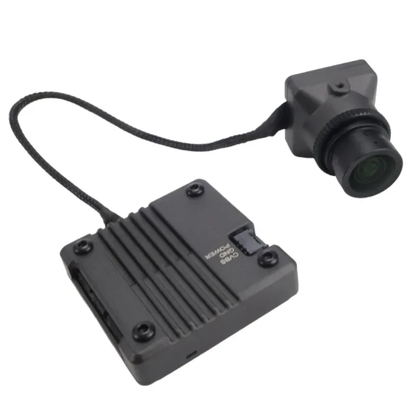 كاميرا ليلية بدون ضوء كاميرا تناظرية VTX Kit 0 Lux Super WDR 1500TVL 131 °   مستشعر FOV باللونين الأبيض والأسود لطائرة FPV بدون طيار CADDX Infra V2