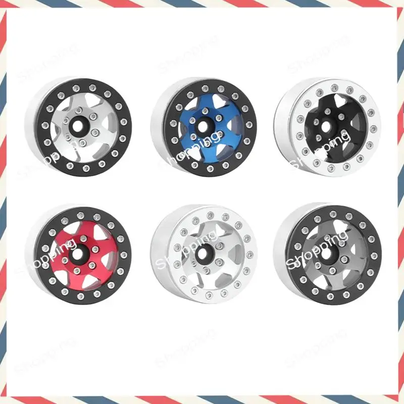 Opona A44M Niebiesko-Czarna Obręcz 1.55 Cala Metalowe Koło Samochodowe Wspinaczkowe AX90069 Do JIMNY CC01 Wytrzymała Łatwa w Użyciu