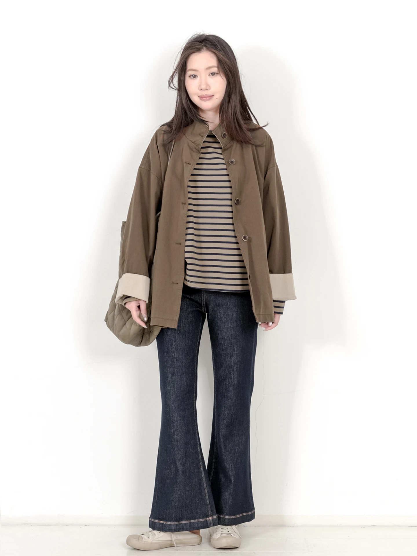 

Весеннее винтажное пальто из смесового хлопка, женское длинное пальто с воротником-стойкой, Bell Sve, рабочая одежда, ветровка из чистого хлопка, верхняя одежда