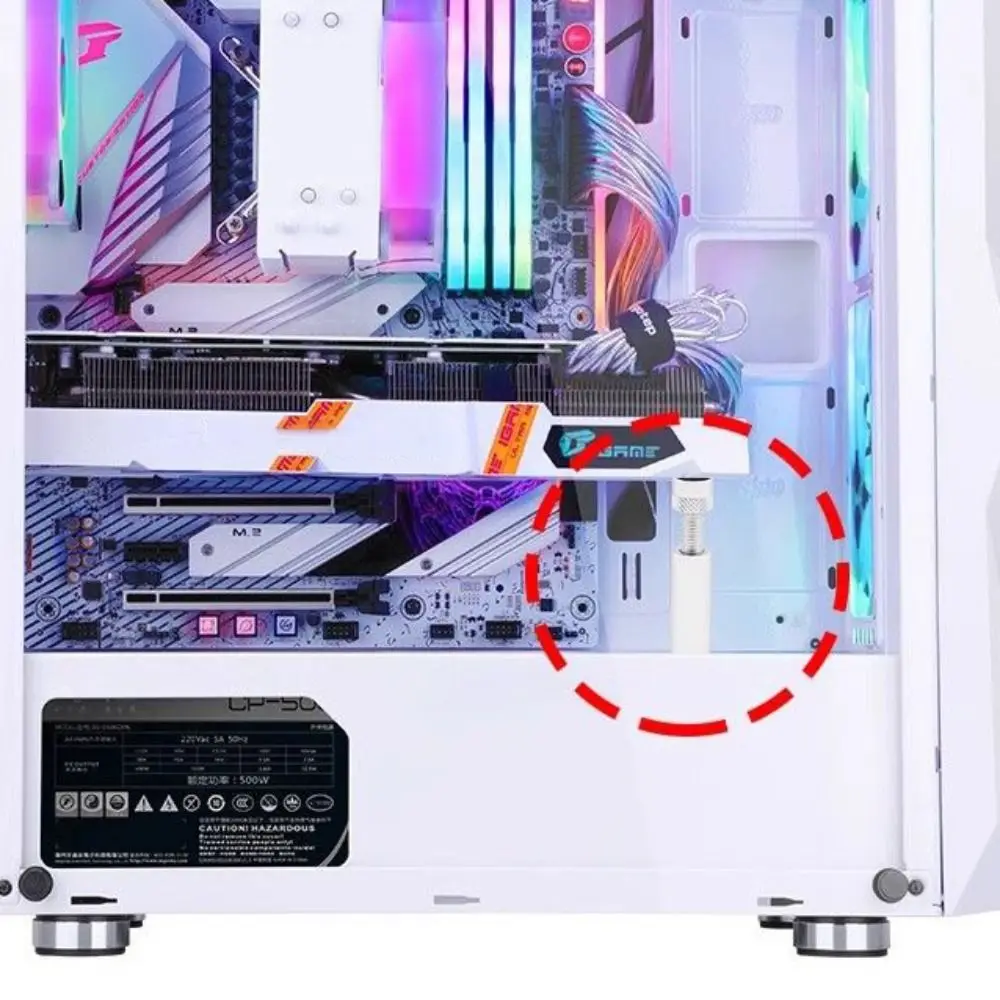 Aluminum Alloy Graphics Card GPU Holder Jack Shape Vertical Video Card Holder Fixed Multifunction Graphics Card Magnetic Bracket
