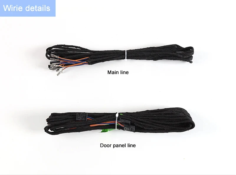 F30 F31 2 Farben Auto-Innentürverkleidungen Umgebungslicht LED-Licht Orange/Blau Farbe für Bmw 3er 2-Farben-Umgebungslicht – Detail 8