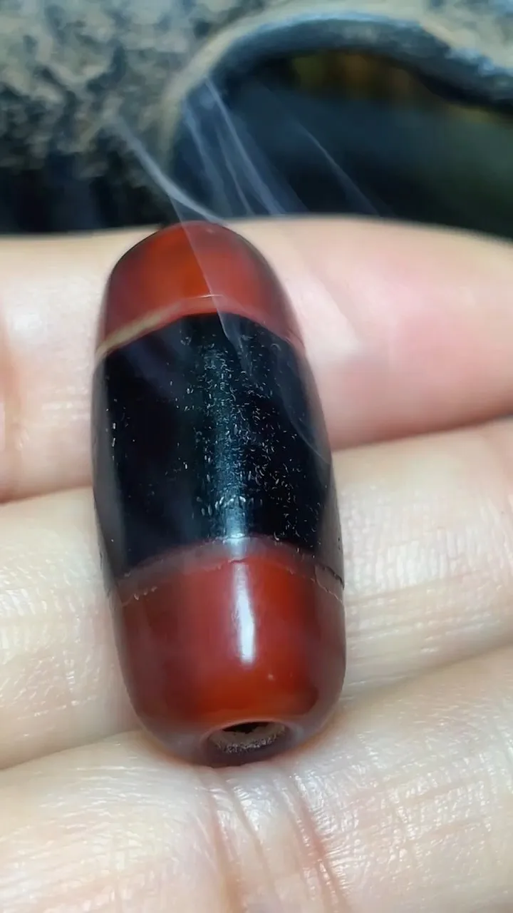 Tibetan Nepalese Himalayan Bead Ancient Agate Old Dzi Talisman eye Bead Amulet