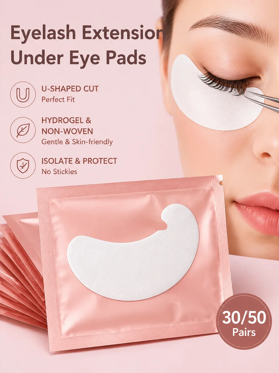 Eyelash Extension London - Disposable U-Shaped Hydrogel Eye Patches for