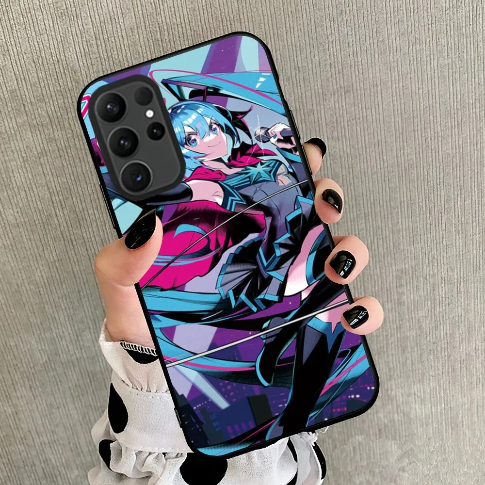 bilibili Virtual Idol Singer H-Hatsune M-Miku Phone Case For Samsung Galaxy S24 S22 S23 S30 Note 20 10 Plus Lite FE ULTRA Shell